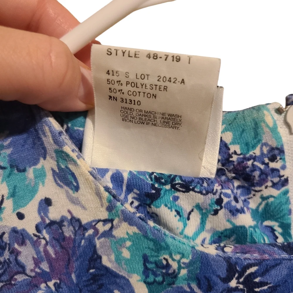 90s Floral Vintage Dress - Picture 7 of 9